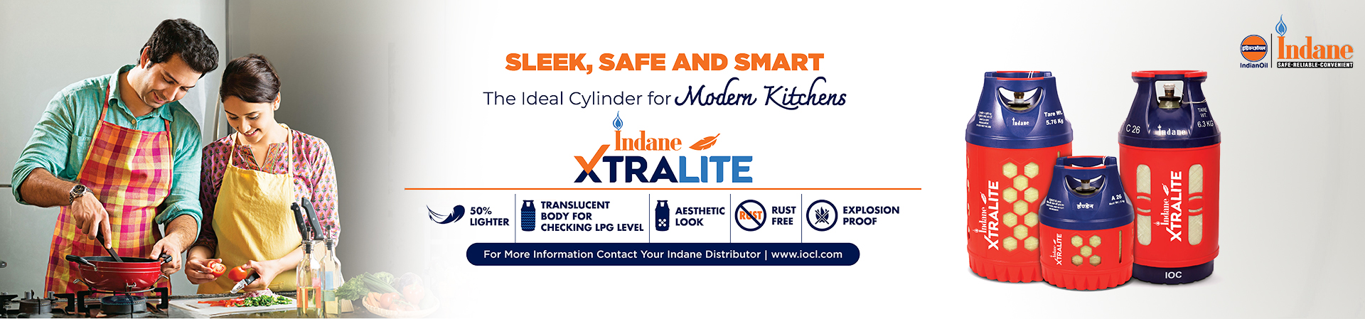 Indane Xtralite cylinder