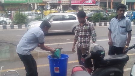 Cleanliness drive at Yusuf Sarai Market-May 2015 Cleanliness drive at Yusuf Sarai Market-May 2015