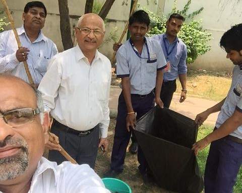 Cleanliness drive by employees Cleanliness drive by employees
